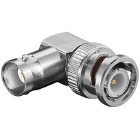 Goobay BNC Winkel Stecker Kupplung