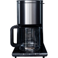 Gastronoma 18100003 - Kaffeemaschine 1.5L, schwarz/rostfreier Stahl