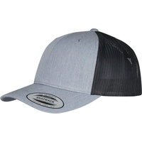 Flexfit Retro Trucker 2-Tone Baseballkappe, Heather/Black, one Size