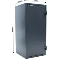 Rottner Tresor Rottner Dokumententresor EN1 Fire Hero 100 Doppelbartschloss