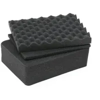 HMF ODR100 Koffereinlagen mit Rasterschaumstoff für Outdoor-Fotokoffer, 3er Set