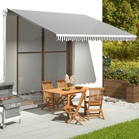 VidaXL Markisenbespannung 400 x 300 cm grau