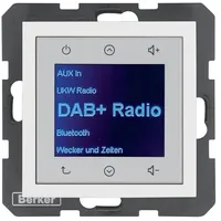 Berker Radio Touch UP DAB+, BT S.1/B.x Polarweiß glänzend