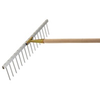 Siena Garden Leichtmetallrechen 62 cm 16 Zinken, verstellbar
