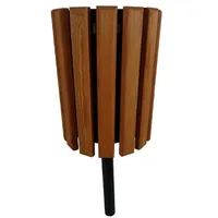 Karstal Abfallbehälter Müllbehälter Mülltonne Abfalltonne Outdoor Draußen TEAK 9562