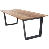 Outdoor Edge outdoor Gartentisch JIMMY, Anthrazit - Braun -