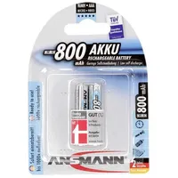Ansmann maxE NiMH-Akku Micro 800mAh 2er Blister