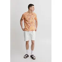 Blend T-Shirt gelb / orange / weiß XL