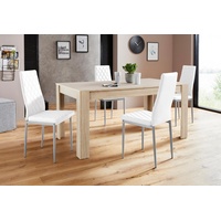 INOSIGN Essgruppe »Lynn160/Brooke« (Set, Tisch mit 4 Stühlen