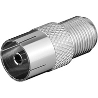 Goobay Adapter: F-Kupplung - Koaxial Kupplung (11840)