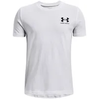 Under Armour Sportstyle Logo kurzarm Trainingsshirt Jungen 100 white/black