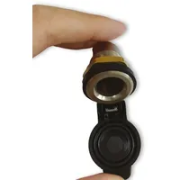IWH DIN Einbausteckdose Metal mit Deckel Belastbarkeit Strom max.=16