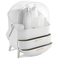 Navaris Make-Up Organizer 2-tlg. weiß