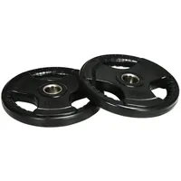Sportnow Hantelscheiben 2er-set Tri-Grip 2 x 15 KG gummierte