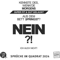 Dumont Kalenderverlag Kal. 2024, Funi Sprüche im Quadrat