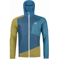 Ortovox Herren Windbreaker Jacke (Größe S, blau)