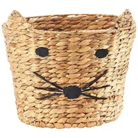 Kobolo Aufbewahrungskorb Regalkorb Korb CAT - Wasserhyazinthe - Motiv