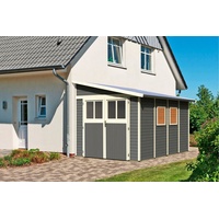 Karibu Gartenhaus Bodensee 4, BxT: 255x232 cm, naturbelassen oder