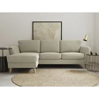 Home Affaire Ecksofa »MARSEILLE (242/152cm),L-Form, Rec. rechts/links«, Massivholzbeine Eiche,