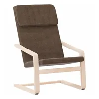 VidaXL Relaxsessel Dunkelbraun Stoff