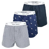 Happy Shorts Herren Boxer Mix 3er Pack