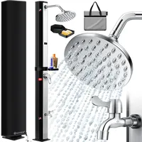 Kesser Solardusche 60 l schwarz/silber 23564