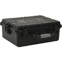 VidaXL Flugkoffer Tragbar Schwarz 55x43x21 cm PP