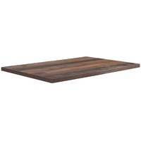 Forte Tischsystem: Tischplatte aus Holzwerkstoff in Old Wood Vintage,