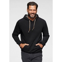 MAN'S WORLD Kapuzensweatshirt lange Ärmel, lockere Passform, unifarben, mit