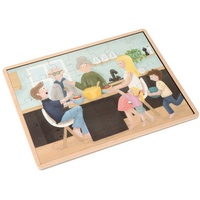 Eduplay 120791 Puzzle Essen Mehrgenerationen, 35-teilig (1 Set)