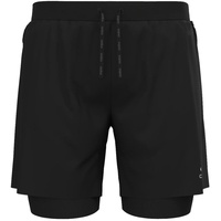 Odlo Herren 2-in-1 TRAIL 6 INC, black, XL