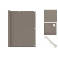 VidaXL Balkon-Sichtschutz Taupe 120x300 cm Oxford-Gewebe