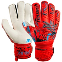Reusch Attrakt Grip, bright red/future blue, 11