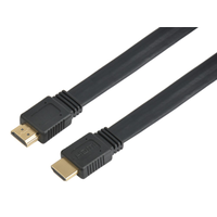 TECHLY ICOC HDMI2-FE-005TY HDMI-Kabel 0,5 m HDMI Flachkabel mit