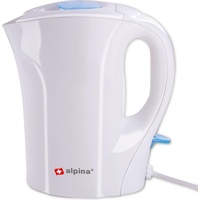 Alpina Wasserkocher 1 L, 1000 W, Weiß