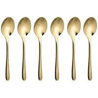 Sambonet Taste PVD 6 Cucchiaini Moka Oro Lucido