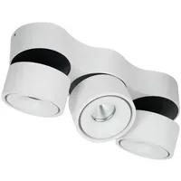 ARCCHIO Rotari 3-flg. Aluminium weiß