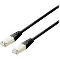 Equip Patchkabel Cat6A S/FTP 2xRJ45 5.0m LSZH schwarz