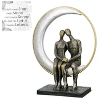 Casablanca by Gilde GILDE Skulptur Moonlight", bronzefarben B:27cm H:29cm
