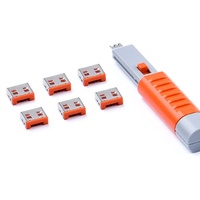 Smartkeeper USB-A Port Schloss UL03PKOR Schnittstellenblockierung Schnittstellenblockierung / 6