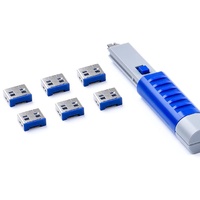 Smartkeeper ESSENTIAL 6x USB-A Blocker mit 1x Lock Key