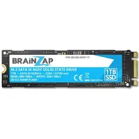 BRAINZAP 1TB 1000GB M.2 NGFF SATA III SSD 6