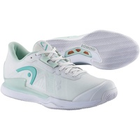Head Women's Sprint Pro 3.5 Clay Women Tennisschuh, White/Aqua,