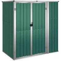 VidaXL Metallgerätehaus 1,61 x 0,89 x 1,61 m grün