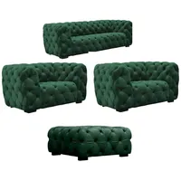 Fun Möbel Sofaset Designersofa NATALIE 3-1-1 in Stoff Riviera