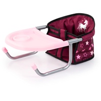 Bayer Design Puppen-Tischsitz Bordeaux rot