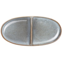 Asa Selection saisons Aperitifteller 2-geteilt, oval, denim
