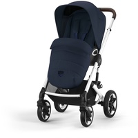 Cybex Talos S Lux Silver Frame ocean blue
