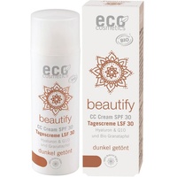 Eco Cosmetics CC Creme LSF30 dunkel getönt
