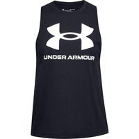 Under Armour Sportstyle Graphic Tanktop Damen 001 black/white S